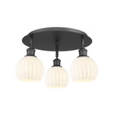 Semi-Flush Mts. Multi-port/Cluster by Innovations ( 405 | 516-3C-BK-G1217-6WV Ballston ) 