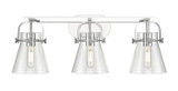 Bathroom Fixtures Three Lights by Innovations ( 405 | 423-3W-PC-G411-6CL Downtown Urban ) 