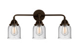 Bathroom Fixtures Three Lights by Innovations ( 405 | 288-3W-OB-G54 Nouveau 2 ) 