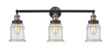 Bathroom Fixtures Three Lights by Innovations ( 405 | 205-BAB-G184-LED Franklin Restoration ) 