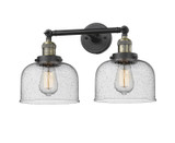 Bathroom Fixtures Two Lights by Innovations ( 405 | 208-BAB-G74 Franklin Restoration ) 