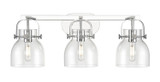 Bathroom Fixtures Three Lights by Innovations ( 405 | 423-3W-PC-G412-6CL Downtown Urban ) 