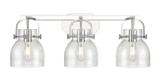 Bathroom Fixtures Three Lights by Innovations ( 405 | 423-3W-PC-G412-6SDY Downtown Urban ) 