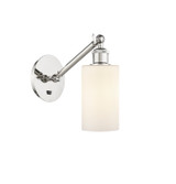 Sconces Single Glass by Innovations ( 405 | 317-1W-PN-G801-LED Ballston ) 