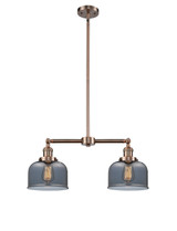 Mid. Chandeliers Glass Down by Innovations ( 405 | 209-AC-G73-LED Franklin Restoration ) 