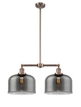 Mid. Chandeliers Glass Down by Innovations ( 405 | 209-AC-G73-L-LED Franklin Restoration ) 