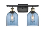 Bathroom Fixtures Two Lights by Innovations ( 405 | 516-2W-BAB-G558-6BL Ballston ) 