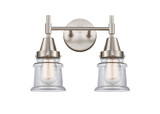 Bathroom Fixtures Two Lights by Innovations ( 405 | 447-2W-SN-G182S-LED Caden ) 