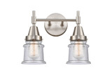 Bathroom Fixtures Two Lights by Innovations ( 405 | 447-2W-SN-G184S-LED Caden ) 