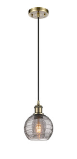 Mini Pendants Glass Down by Innovations ( 405 | 516-1P-AB-G1213-6SM Ballston ) 