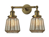 Bathroom Fixtures Two Lights by Innovations ( 405 | 208-BB-G146 Franklin Restoration ) 