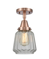 Flush Mounts Glass Down by Innovations ( 405 | 447-1C-AC-G142-LED Caden ) 