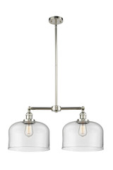 Mid. Chandeliers Glass Down by Innovations ( 405 | 209-PN-G72-L-LED Franklin Restoration ) 