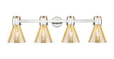 Bathroom Fixtures Four Lights by Innovations ( 405 | 464-4W-PN-G464C-7ME Downtown Urban ) 