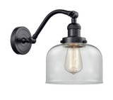 Sconces Single Glass by Innovations ( 405 | 515-1W-BK-G72-LED Franklin Restoration ) 