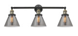 Bathroom Fixtures Three Lights by Innovations ( 405 | 205-BAB-G43-LED Franklin Restoration ) 