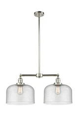 Mid. Chandeliers Glass Down by Innovations ( 405 | 209-PN-G74-L Franklin Restoration ) 