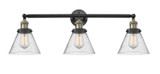 Bathroom Fixtures Three Lights by Innovations ( 405 | 205-BAB-G44 Franklin Restoration ) 
