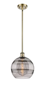 Mini Pendants Glass Down by Innovations ( 405 | 516-1S-AB-G556-10SM Ballston ) 