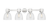 Bathroom Fixtures Four Lights by Innovations ( 405 | 464-4W-PN-G464D-7SDY Downtown Urban ) 