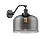 Sconces Single Glass by Innovations ( 405 | 515-1W-BK-G73-L-LED Franklin Restoration ) 