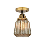 Semi-Flush Mts. Glass Down by Innovations ( 405 | 288-1C-BAB-G146-LED Nouveau 2 ) 