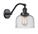 Sconces Single Glass by Innovations ( 405 | 515-1W-BK-G74 Franklin Restoration ) 