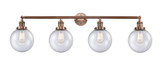 Bathroom Fixtures Four Lights by Innovations ( 405 | 215-AC-G204-8-LED Franklin Restoration ) 