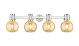 Bathroom Fixtures Four Lights by Innovations ( 405 | 464-4W-SN-G464B-7ME Downtown Urban ) 