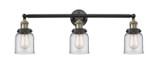 Bathroom Fixtures Three Lights by Innovations ( 405 | 205-BAB-G52-LED Franklin Restoration ) 