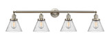 Bathroom Fixtures Four Lights by Innovations ( 405 | 215-SN-G44-LED Franklin Restoration ) 