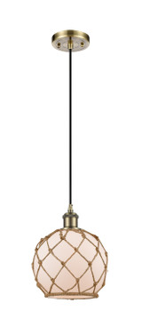 Mini Pendants Cable by Innovations ( 405 | 516-1P-AB-G121-8RB Ballston ) 