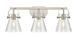 Bathroom Fixtures Three Lights by Innovations ( 405 | 423-3W-SN-G411-6SDY Downtown Urban ) 