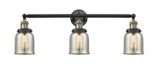 Bathroom Fixtures Three Lights by Innovations ( 405 | 205-BAB-G58 Franklin Restoration ) 