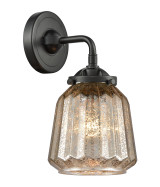 Sconces Single Glass by Innovations ( 405 | 284-1W-OB-G146 Nouveau ) 