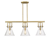 Linear/Island 3 Light Bar by Innovations ( 405 | 411-3I-BB-G411-10CL Downtown Urban ) 