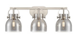 Bathroom Fixtures Three Lights by Innovations ( 405 | 423-3W-SN-G412-6SM Downtown Urban ) 