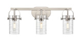 Bathroom Fixtures Three Lights by Innovations ( 405 | 423-3W-SN-G423-7DE Downtown Urban ) 
