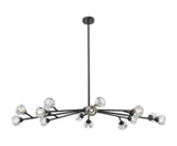 Large Chandeliers Glass Shade by Innovations ( 405 | 465-16I-BK-G465-CL Ballston Urban ) 