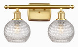 Bathroom Fixtures Two Lights by Innovations ( 405 | 516-2W-SG-G122C-6CL Ballston ) 