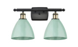 Bathroom Fixtures Two Lights by Innovations ( 405 | 516-2W-BAB-MBD-75-SF Ballston ) 