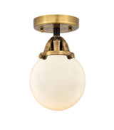 Semi-Flush Mts. Glass Down by Innovations ( 405 | 288-1C-BAB-G201-6-LED Nouveau 2 ) 