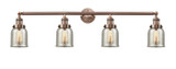Bathroom Fixtures Four Lights by Innovations ( 405 | 215-AC-G58-LED Franklin Restoration ) 