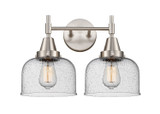 Bathroom Fixtures Two Lights by Innovations ( 405 | 447-2W-SN-G74-LED Caden ) 