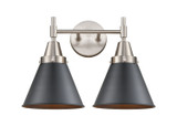 Bathroom Fixtures Two Lights by Innovations ( 405 | 447-2W-SN-M13-BK Caden ) 