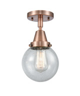 Flush Mounts Glass Down by Innovations ( 405 | 447-1C-AC-G204-6-LED Caden ) 