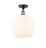 Semi-Flush Mts. Glass Down by Innovations ( 405 | 516-1C-BAB-G1217-12WV Ballston ) 