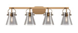 Bathroom Fixtures Four Lights by Innovations ( 405 | 423-4W-BB-G411-6SM Downtown Urban ) 