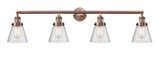 Bathroom Fixtures Four Lights by Innovations ( 405 | 215-AC-G64-LED Franklin Restoration ) 