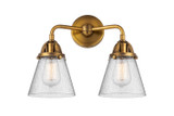 Bathroom Fixtures Two Lights by Innovations ( 405 | 288-2W-BB-G64 Nouveau 2 ) 